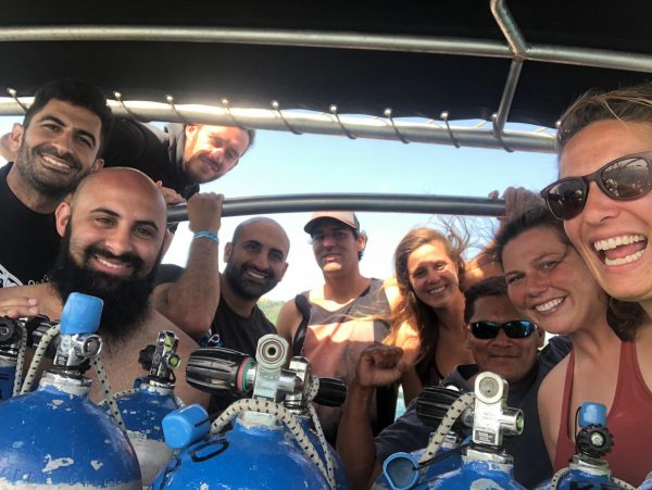RocketFrog group diving Costa Rica