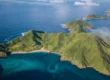 bat islands costa rica aerial view